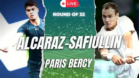 Oct 30, 2023 · Carlos Alcaraz vs Roman Safiullin preview After a first-round bye, World No. 2 Carlos Alcaraz will face off against Roman Safiullin in the second round of the 2023 Paris Masters. 